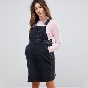 ASOS maternity denim overall dress